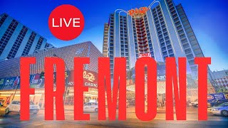 Las Vegas LIVE  Fremont Street What an Experience [upl. by Ayenet783]