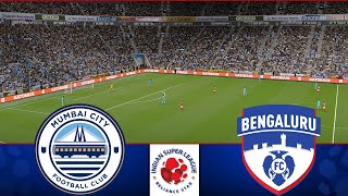 Mumbai City FC vs Bengaluru FC  ISL 202425  eFootball Match [upl. by Brott]