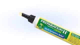 How to Apply PREPARATION H® Maximum Strength Pain Relief Cream [upl. by Eseuqram]