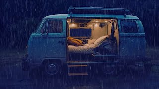 Relaxing Rain on Car Roof with Thunder – Study Ambience for Focus Relaxation amp Peaceful Sleep [upl. by Aiyram936]