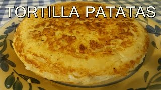 TORTILLA DE PAPAS O PATATAS con o sin cebolla  recetas de cocina faciles rapidas y economicas [upl. by Neural768]