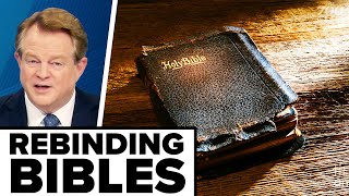 Bible Rebinding Is Blowing Up In Popularity Around The Nation [upl. by Ayekan]