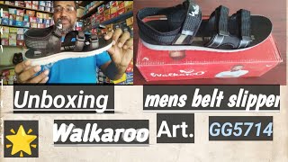 Unboxing Walkaroo Mens Belt Sleeper28Art No GG5714FULL VIDEOfootwear [upl. by Petua]