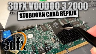 Repairing a Stubborn 3dfx Voodoo 3 2000 [upl. by Yer755]