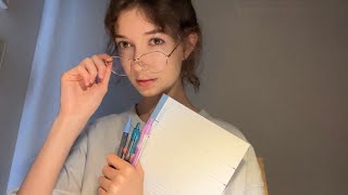 ASMR art student measures you for a sculpture very lofi roleplay [upl. by Jeuz]