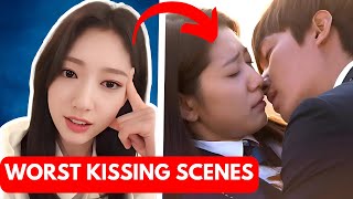 10 Worst KDRAMA Kissing Scenes in History [upl. by Aivatahs682]