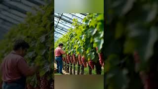 Growing grapes usa wine grapevine fruit grapewine grapegrowing farming garden [upl. by Molini]