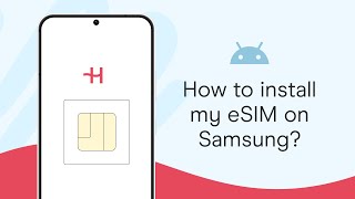 eSIM set up and activation for Samsung Guide  Holafly [upl. by Ayoras]