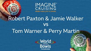 World Indoor Bowls Championship 2024 Robert Paxton amp Jamie Walker vs Tom Warner amp Perry Martin Da… [upl. by Eckmann937]