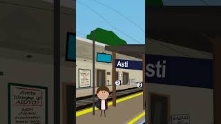 TRENITALIA  Gli Annunci pt 8  Quando prendi il TRENO shorts treni humour [upl. by Hewett]