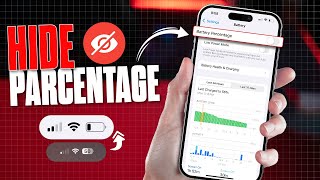 How to Hide Battery Percentage on iPhone  Disable Battery Percentage Display [upl. by Azpurua884]