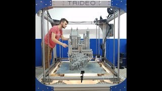 3D Printing Timelapse  1 meter high [upl. by Thirion127]