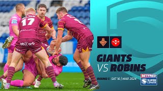 Highlights  Huddersfield Giants v Hull KR  2024 Betfred Super League Round 5 [upl. by Orella]