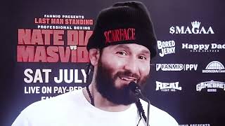 Jorge Masvidal Post Fight Press Conference boxing mma ufc natediaz [upl. by Rosalee]