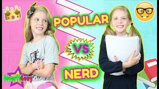 ¡POPULAR VS NERD EN LA ESCUELA REGRESO A CLASES DIVERTIGUAY [upl. by Sairtemed782]