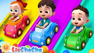 Babies on the Slides Song  Playground Song  Baby Songs amp Nursery Rhymes  LiaChaCha [upl. by Richard]