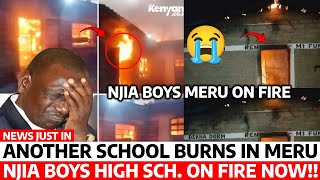 Sad News😥 MERU SCHOOL on FIRE BURNS to ASHES at NIGHT Studentd RESCUED at NJIA BOYS Meru DETAILS [upl. by Mariejeanne592]