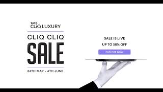 CLiQ CLiQ Sale  UP TO 50 OFF  Tata CLiQ Luxury  timewellspent [upl. by Attenrad]