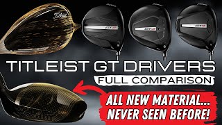 Titleist GT Drivers Tested GT2 v GT3 v GT4 v TSR3NEW TECH From Titleist With ALL NEW Materials [upl. by Rodavlas700]