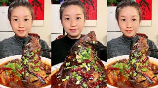 ASMR  Eating Spicy Fish Curry Mukbang  Asmr Spicy Foods and Chow Mein  Eating Fish Fry Big Bites [upl. by Enneite]