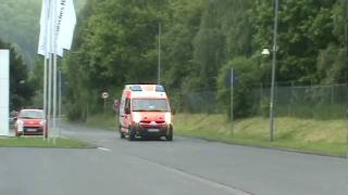 DRK Rettungsdienst Mittelhessen  DopplerEffekt  Martinshorn Stadt [upl. by Enihsnus]