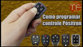 Como programar o controle do alarme Pósitron [upl. by Nerrej]