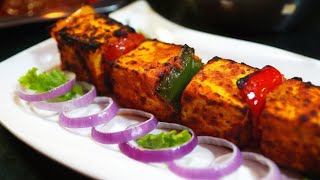 Restaurant Style Tawa Paneer tikka recipe  How to make paneer tikka on tawa paneertikkaontawa [upl. by Amieva]