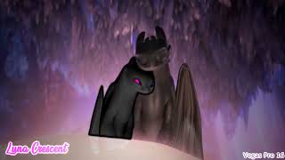 Sunstrike and Luna  Estce que tu maimes  HTTYD OC Edit [upl. by Anaujnas]