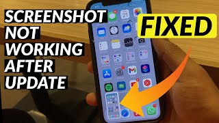 Screenshot Not Working On iPhone After iOS Update I Unable to Take Screenshot After iOS 151 Update [upl. by Emilie453]