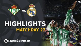 Highlights Real Betis vs Real Madrid 21 [upl. by Akem803]