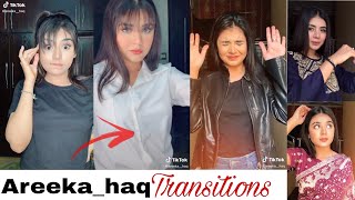 Areeka haq transitions All Videos [upl. by Retloc696]