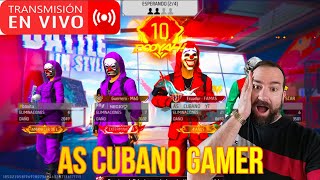 DIRECTO DE FREE FIRE SUBIENDO A GRAN MAESTRO TOP GLOBAL AS CUBANO GAMER 😎 [upl. by Asille273]