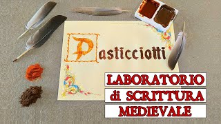 🪶📖 LABORATORIO di SCRITTURA MEDIEVALE Tutorial  Il duro lavoro dei Monaci Amanuensi 😇📚 [upl. by Niwred]