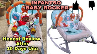 INFANTSO BABY ROCKER HONEST amp DETAIL REVIEW AFTER USE ROCKER [upl. by Olram]