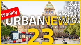 Porto metro extension  New streetcar system in USA  Tallinn stops trolleybuses  Urban news 23 [upl. by Chessa]