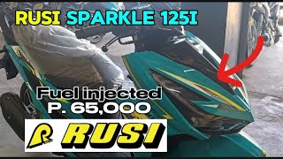 Rusi Sparkle 125 i  Walk around  Fuel injected  Solid scooter  newbiemotovlogph [upl. by Auqinaj]