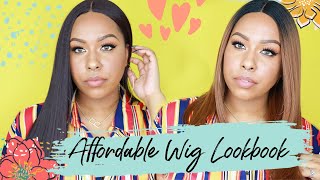 Affordable Synthetic Wig Lookbook  The Daily Wig  5 Beginner Friendly Everyday Wigs by Outre [upl. by Bum]