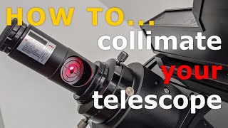 How to Collimate your Dobsonian telescope  a step by step tutorial [upl. by Joletta126]