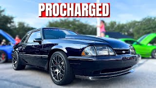 DART 363 PROCHARGED FoxBody NOTCHBACK  The Raven Mustang Coupe [upl. by Aidahs]