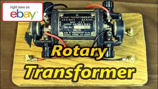 DC Motor  Generator  Dynamotor  Rotary Transformer Right Now on ebay [upl. by Issim950]