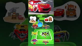 Cars 3 Mater vs Lightning McQueen Exe vs Cruz Ramirez Eater vs youtubeshorts shorts shortfeed [upl. by Trawets]