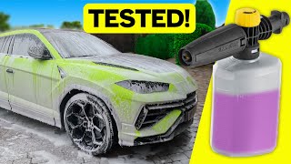 CHEAP karcher snow foam Lance tested with shocking results [upl. by Yemrej]