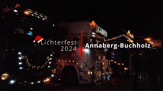 Lichterfest 2024 in AnnabergBuchholz Erzgebirge  4k [upl. by Dranyar]