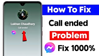 Messenger Call Ended Problem 2024  Messenger Call Failed Problem  How To Fix Messenger Call Ended [upl. by Hogen584]