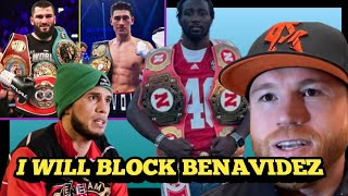 BREAKING 🥊 NEWS 😳 CANELO ALVAREZ SAYS HE WILL BLOCK BENAVIDEZ AND FIGHT BETERBIEV VS BIVOL WINNER [upl. by Enimzzaj]