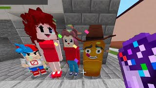 Pibby Glitch FNF BADDIES amp Twiddlefinger Addon in Minecraft PE [upl. by Kind402]