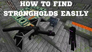 How To Find A Stronghold In Minecraft 119 Bedrock Edition MCPEPlaystationXboxSwitch No Cheats [upl. by Resarf]