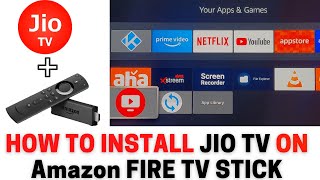 How to Install JioTV and Enjoy Live TV channels on Firestick in 2021 [upl. by Marga]