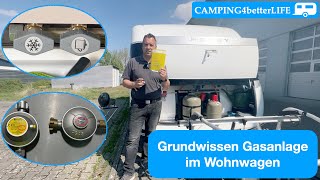 Camping  Tipp Grundwissen Gasanlage im Wohnwagen [upl. by Enillebyam88]