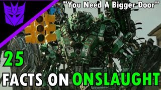 25 Facts About OnslaughtTransformers The Last Knight Transformers Trivia [upl. by Yalahs911]